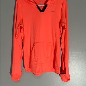 Nike Dri-Fit Orange Hoodie